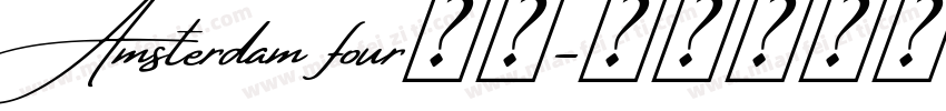 Amsterdam four字体字体转换